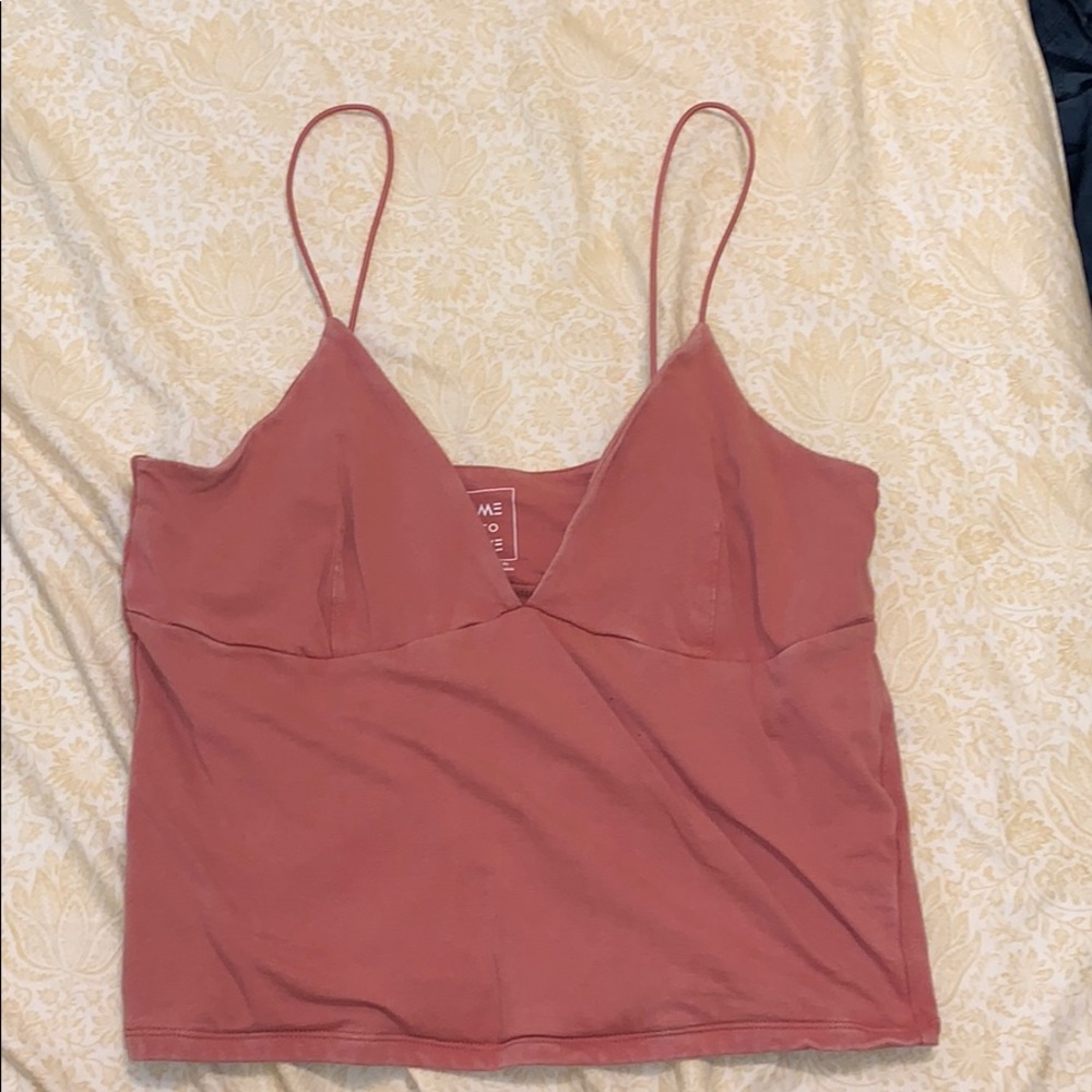 *SOLD ON INSTA* coral/ pink tank top - Picture 1 of 3